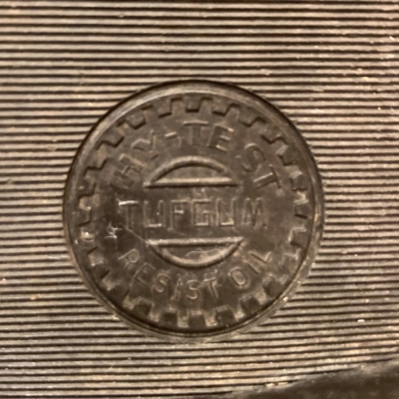 RARE Vintage Black Hy-test Steel Toe Metatarsal Safety Ankle Shoes Boots 1960s - Picture 8 of 12